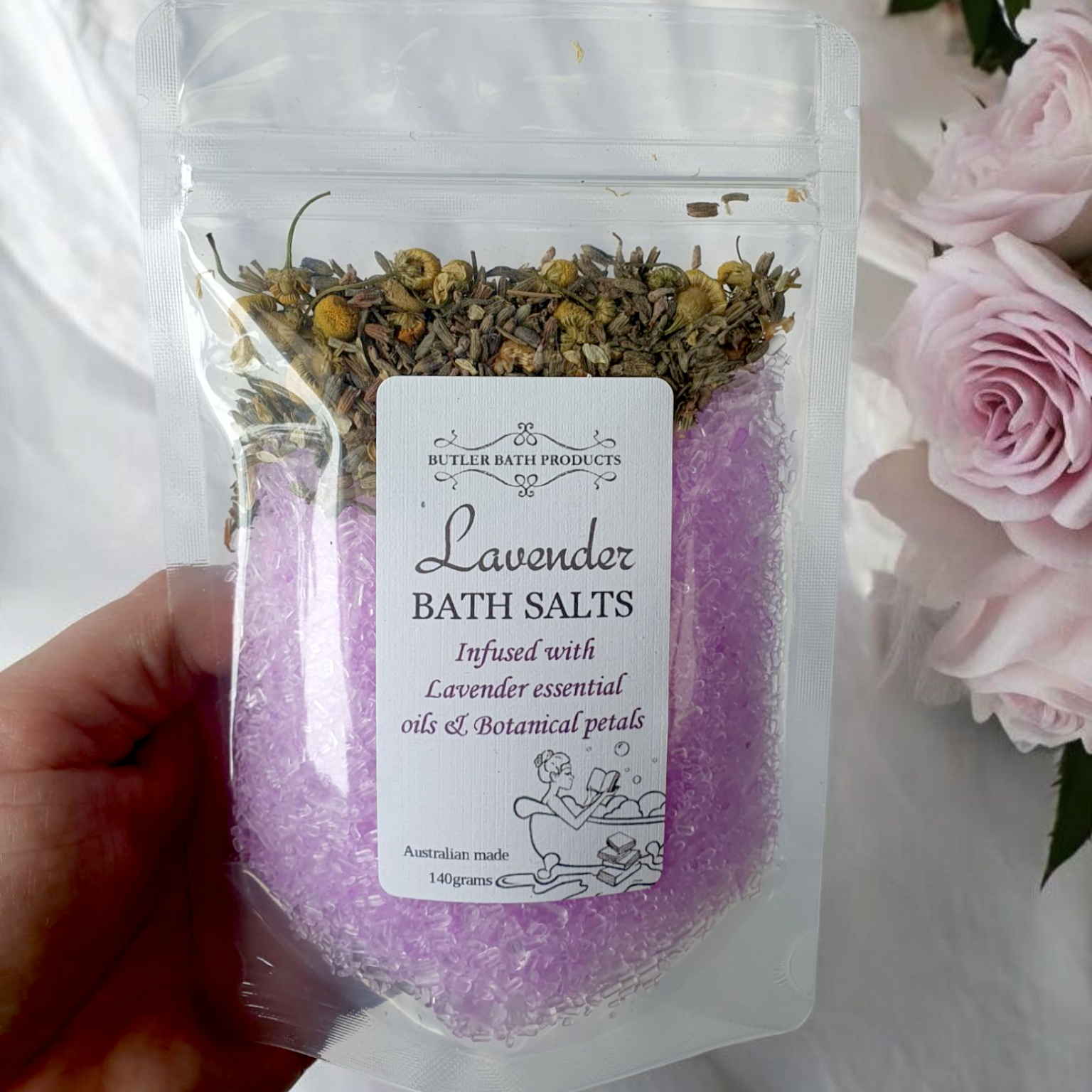 Lavender Bath Salts - Epsom Butler Bath Products