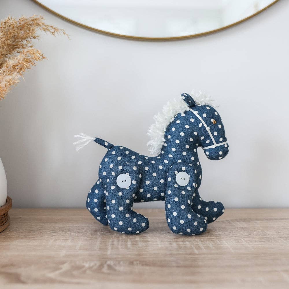 Jointed Pony – Country Blue Spot (22 cm)