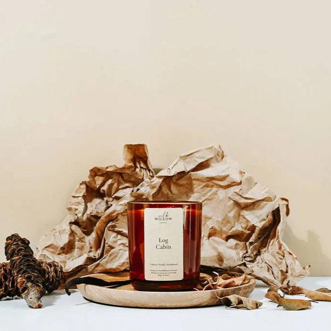 Log Cabin: Amber Wilde Willow Candle Co