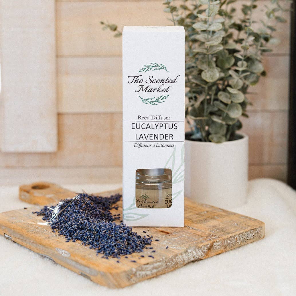 EUCALYPTUS LAVENDER Reed Diffuser The Scented Market