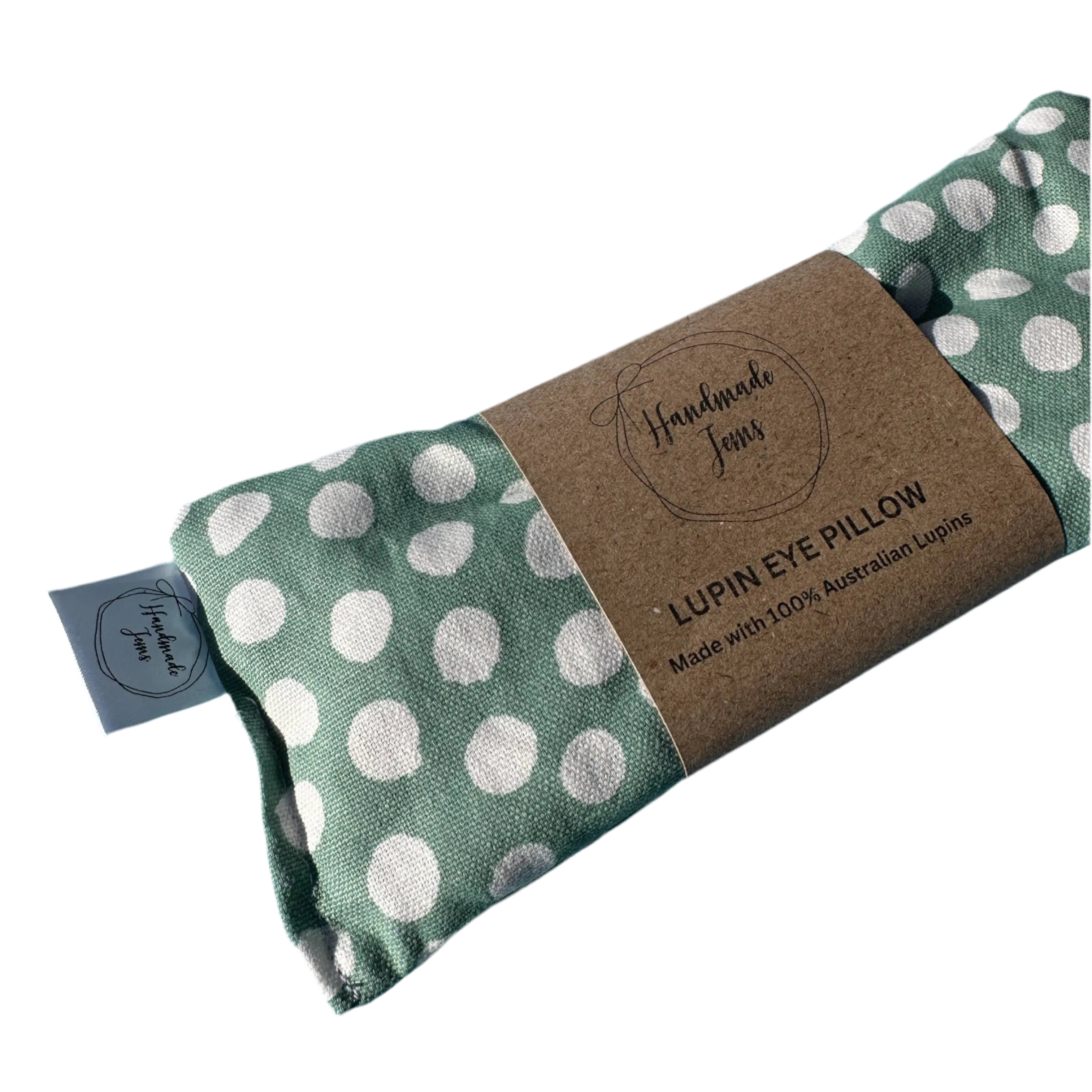 Lupin Eye Pillow - Green Spots Handmade Jems