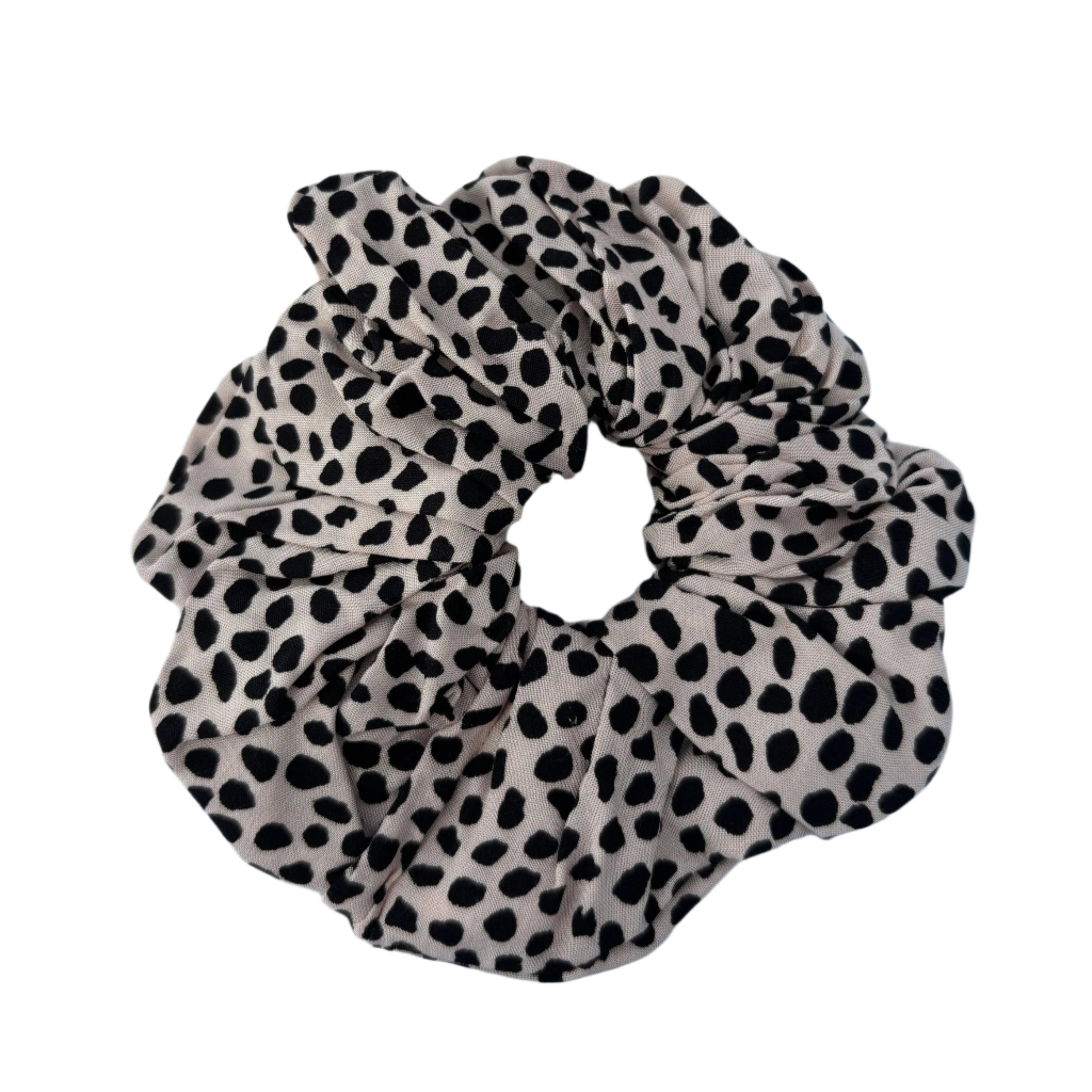 Poppyseed Spots Scrunchie Handmade Jems