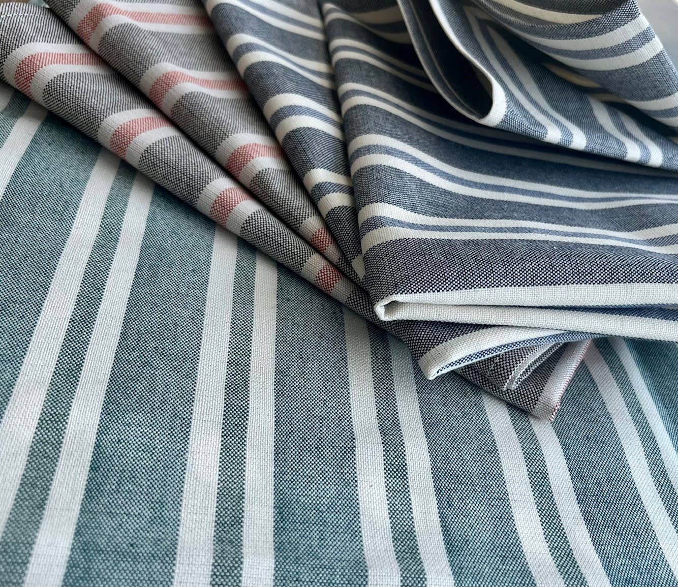 LOUISE Tea Towel – 100% Cotton (Brown) Made In France Dresseur de tables