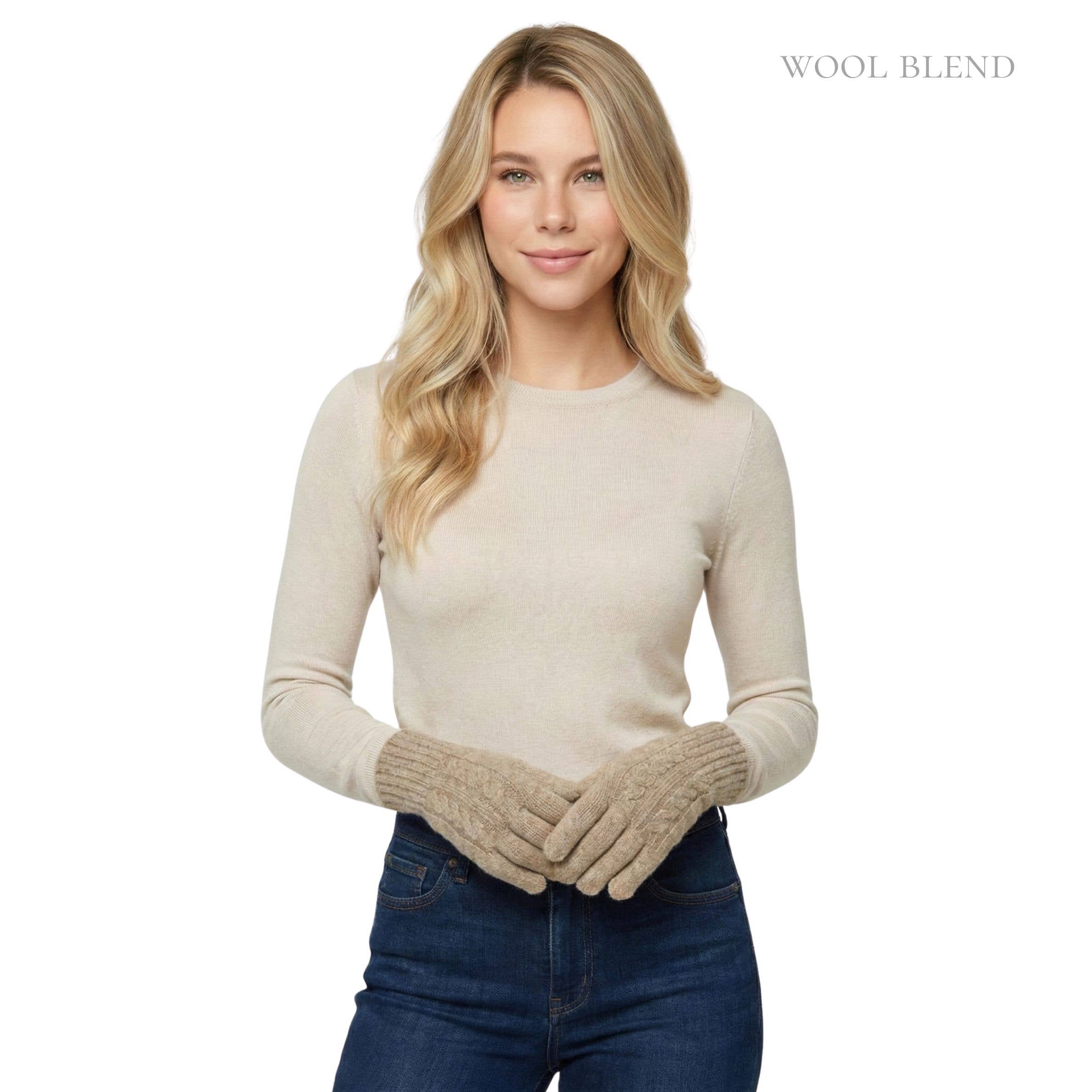 Heritage Knit Gloves – Oatmeal