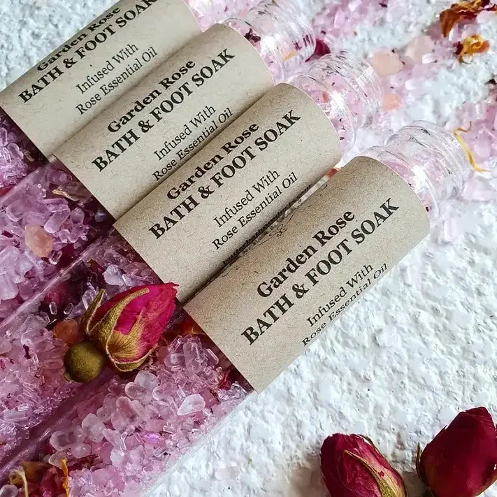 Bath Salt Soak Test Tubes: Rose Butler Bath Products