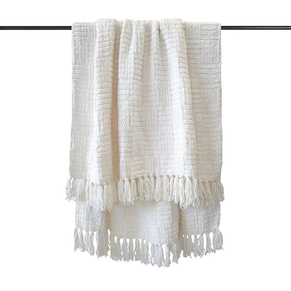 Asha Throw - White