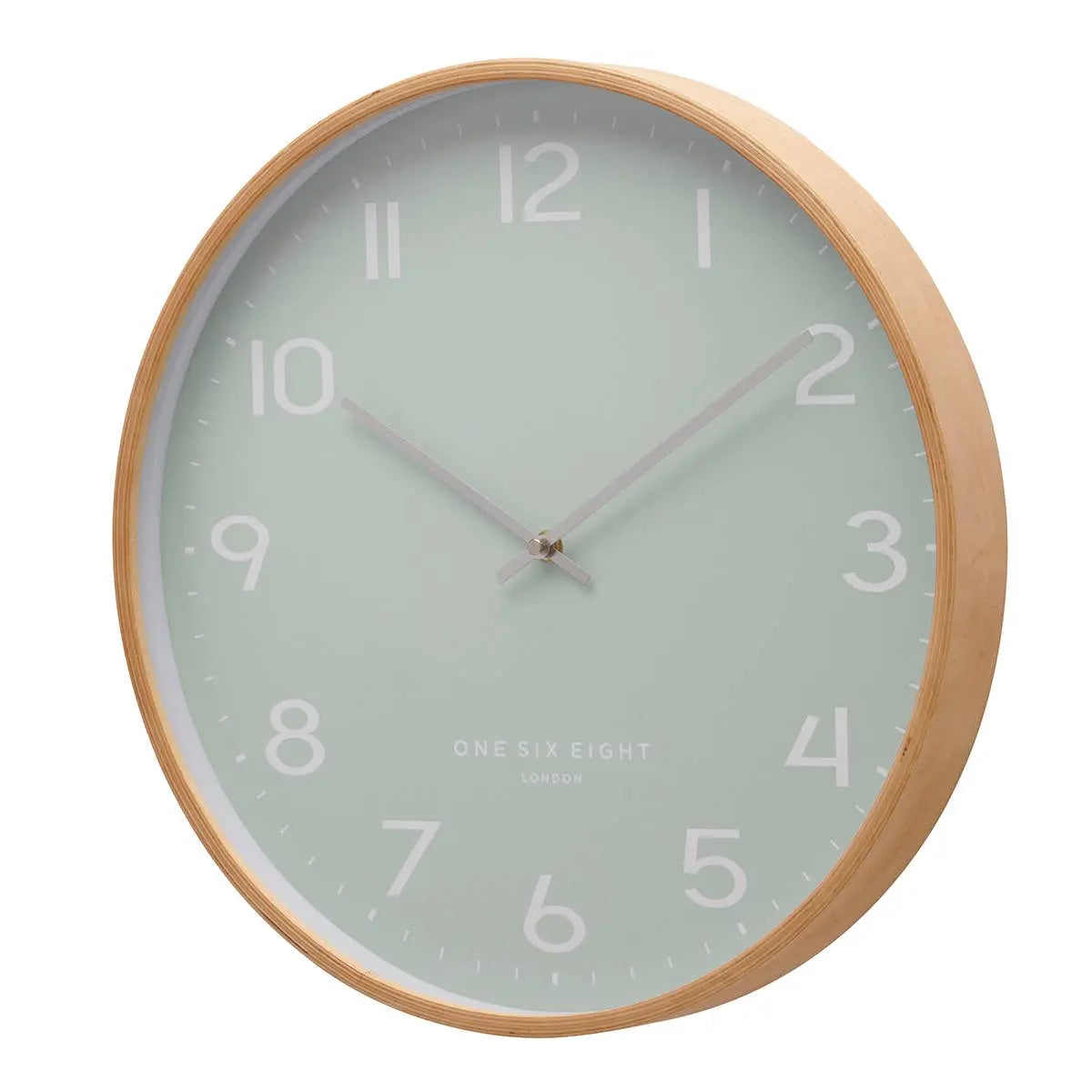 OLIVIA Aqua 41cm Wall Clock One Six Eight London