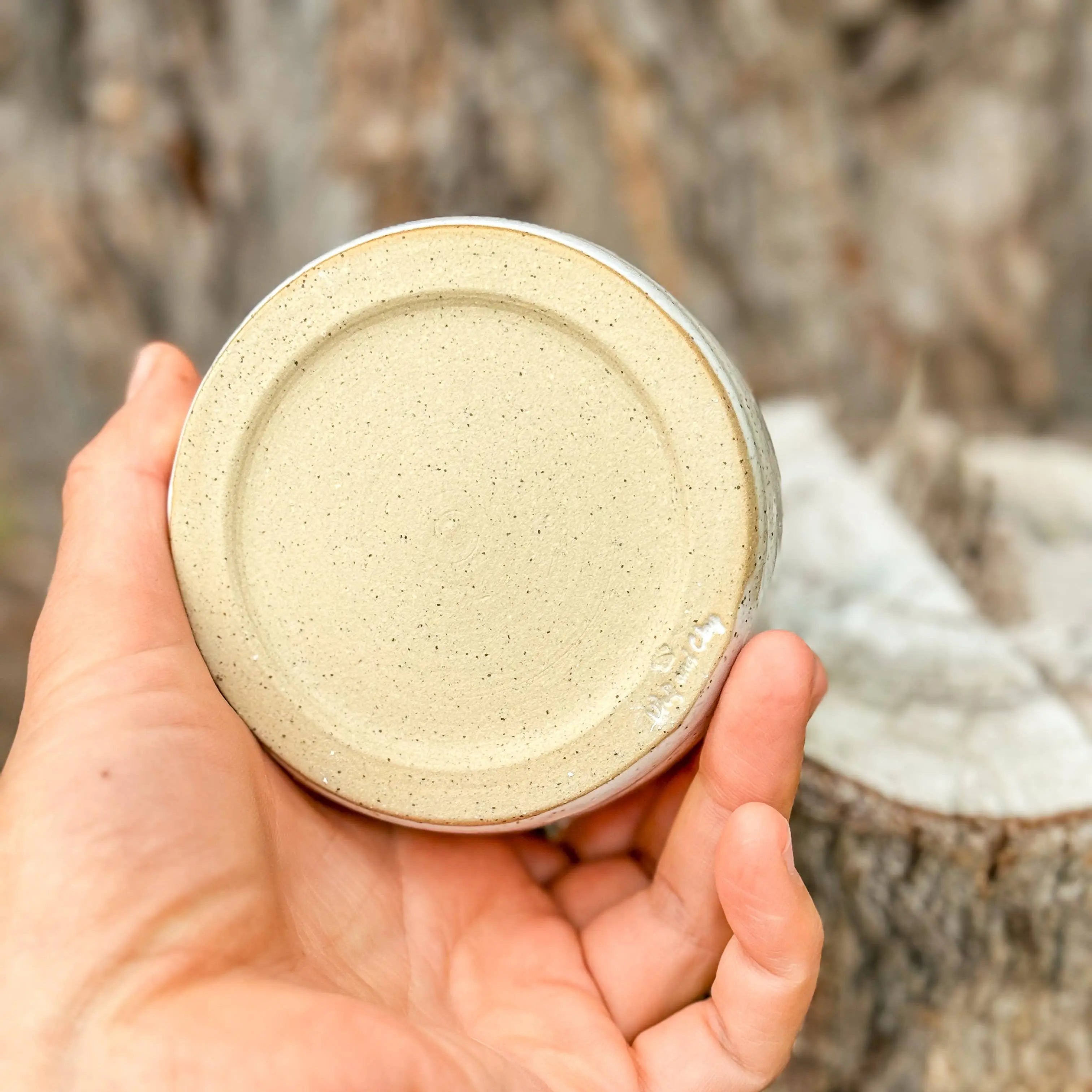 Ceramic Mug - Campsite / Traveller: WIthout handle Wolf and Clay Pty Ltd