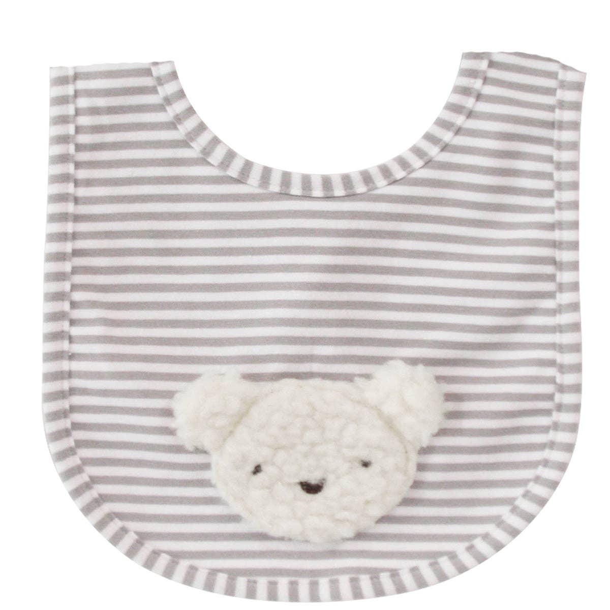 Sherpa Bear Bib – Ivory