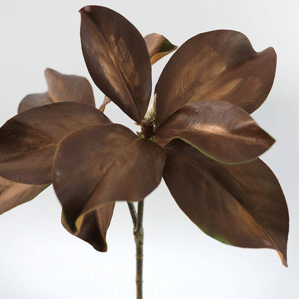 Prestige Fall Magnolia Leaf Branch – 63cm
