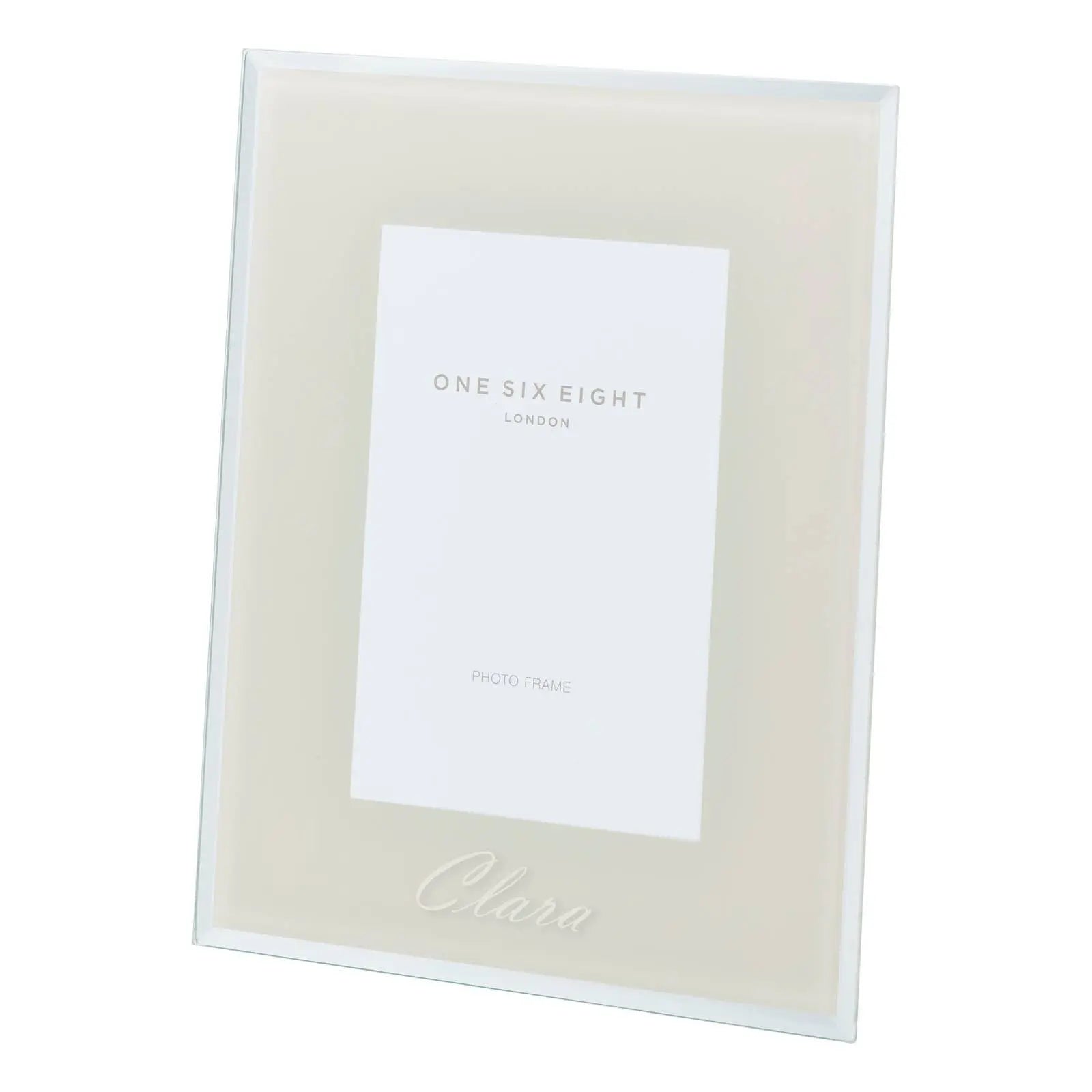 Clara 6 X 4 Off White Glass Photo Frame One Six Eight London