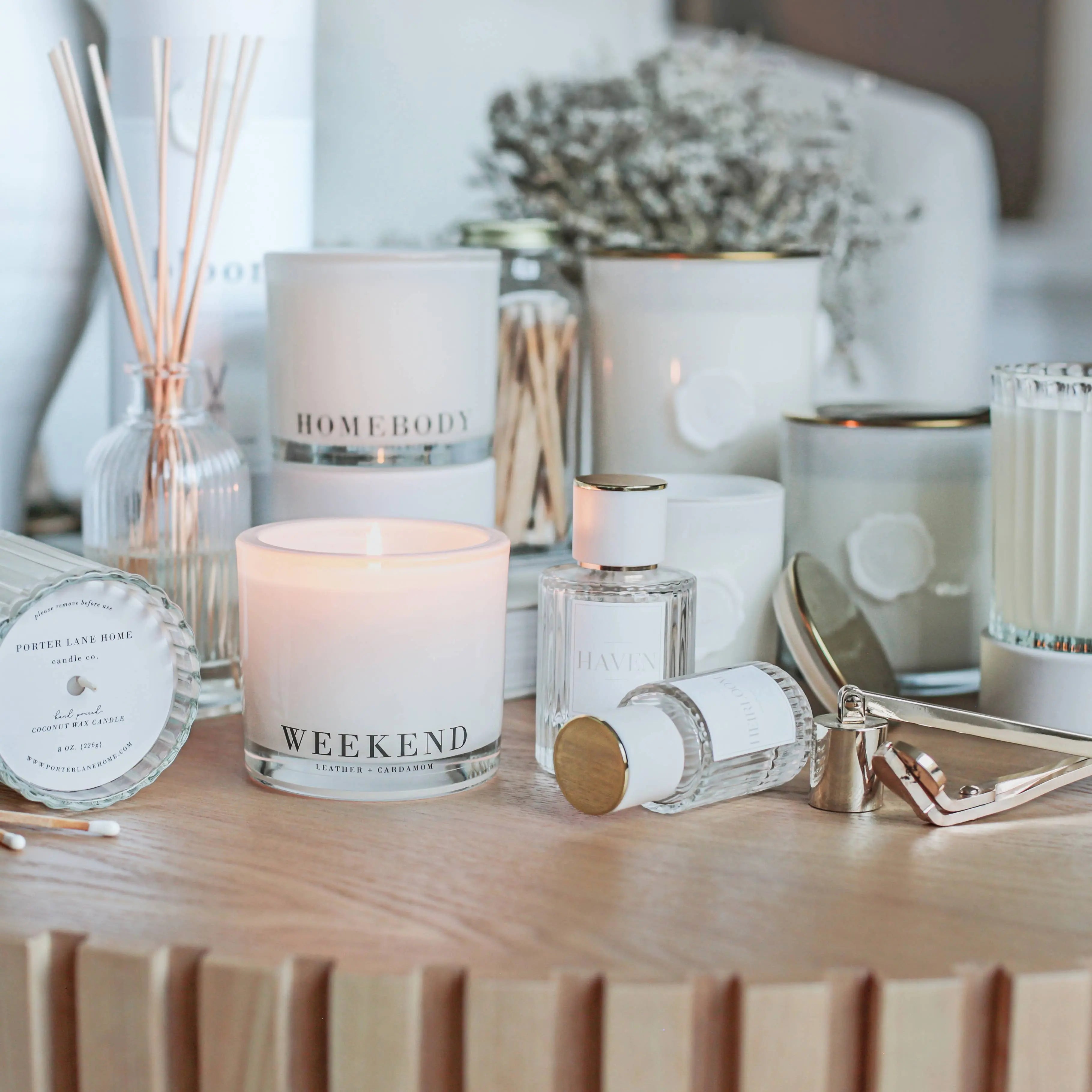 MEADOW | Juniper + Bergamot Candle | Luxe Collection: 12 oz Porter Lane Home
