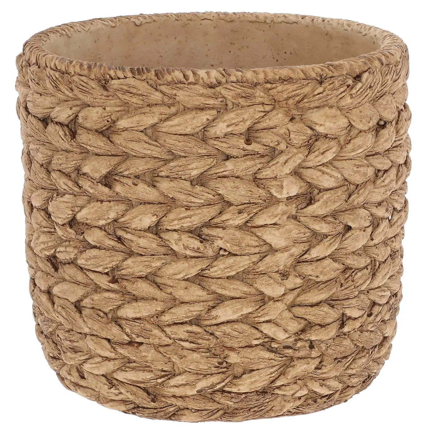 Stone Weave Plaited Planter Large Joe Davies