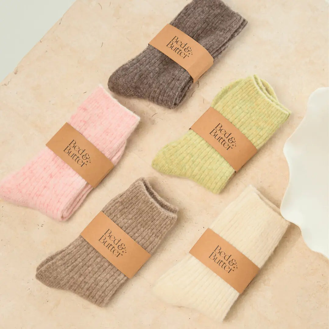 The Comfiest Socks – Cream (L/XL)
