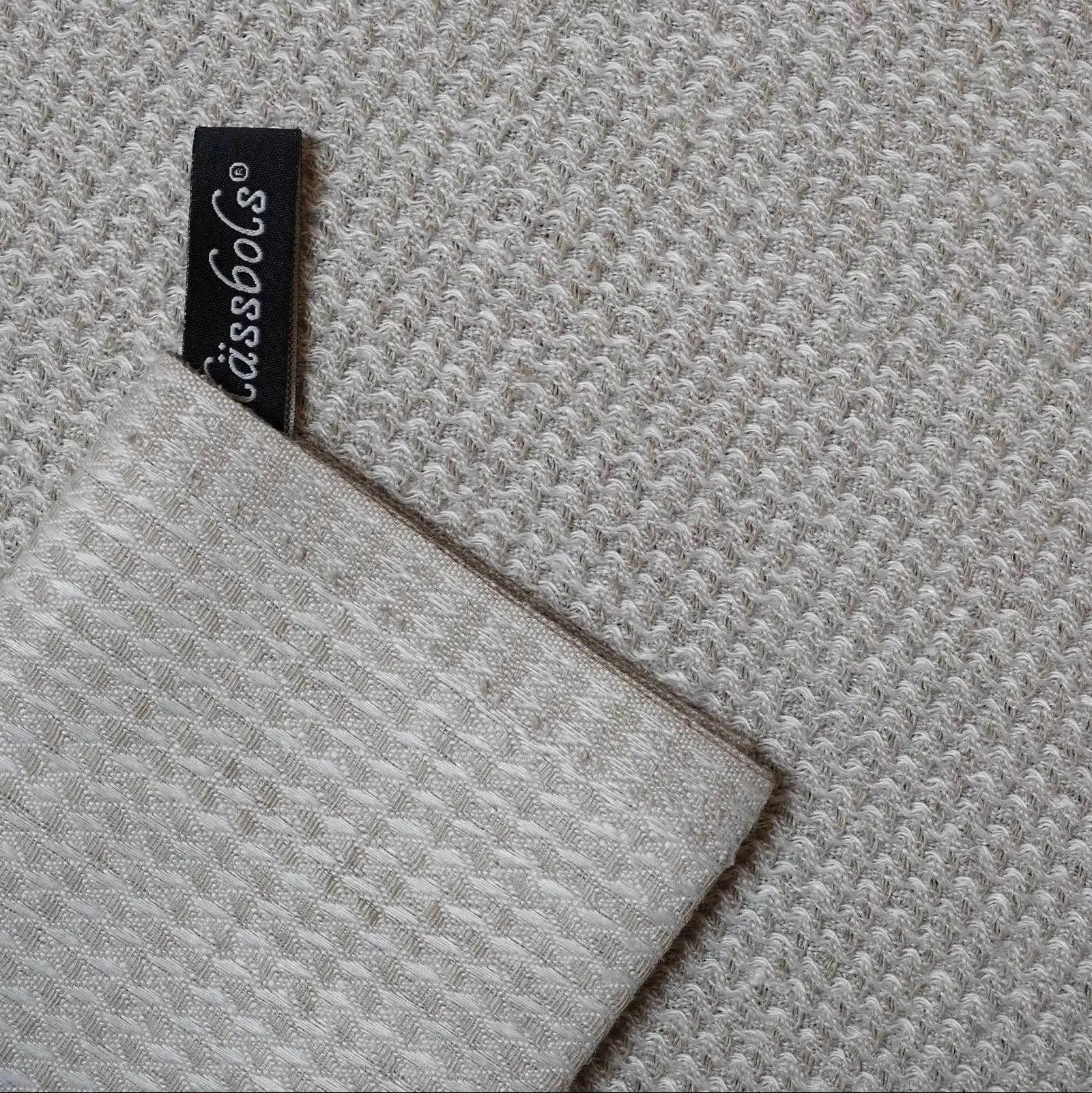 'Cloth' linen dishcloth 12x12" in 4 colors: Sand Rune-Jakobsen Design