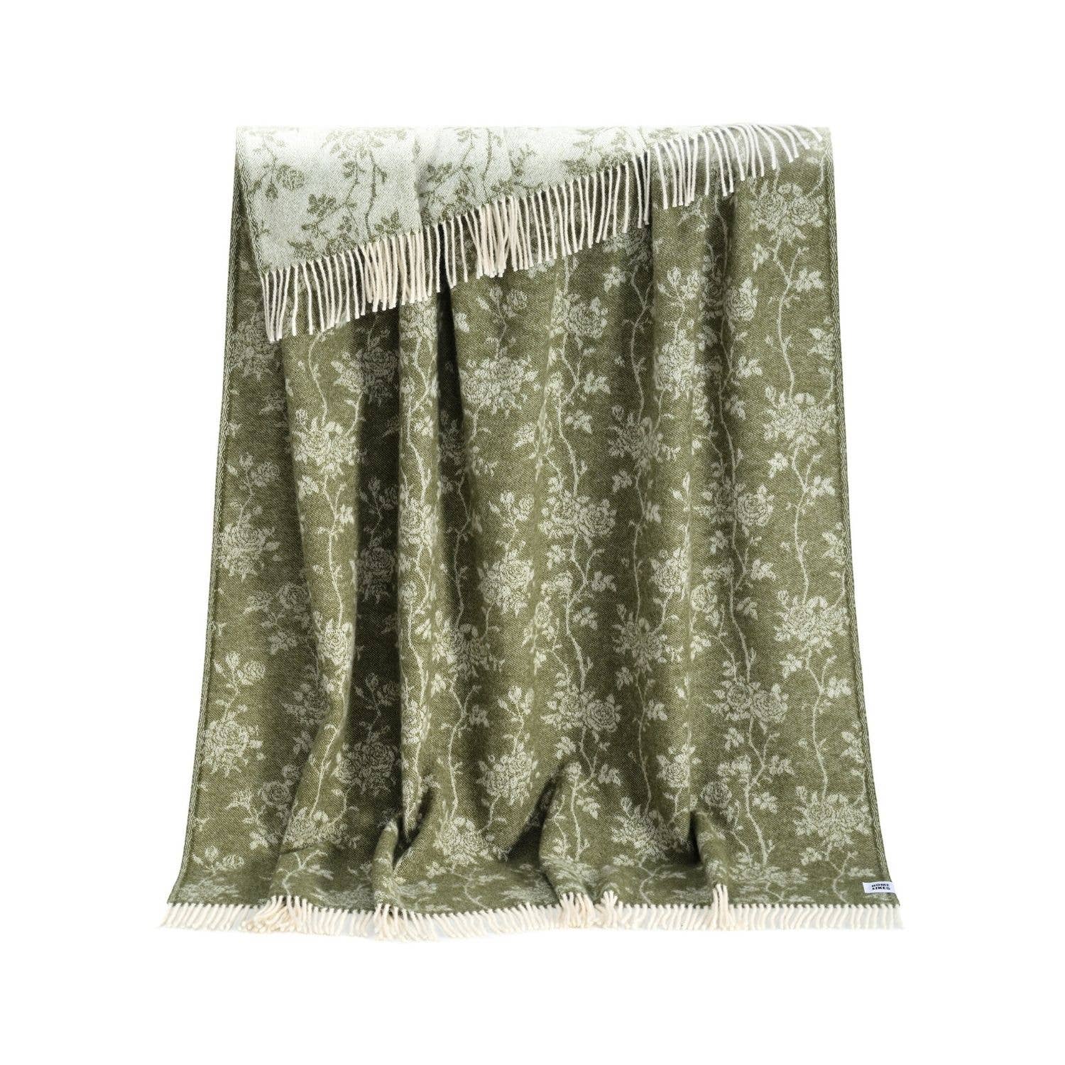 Roses Recycled Merino Throw JJ Textile