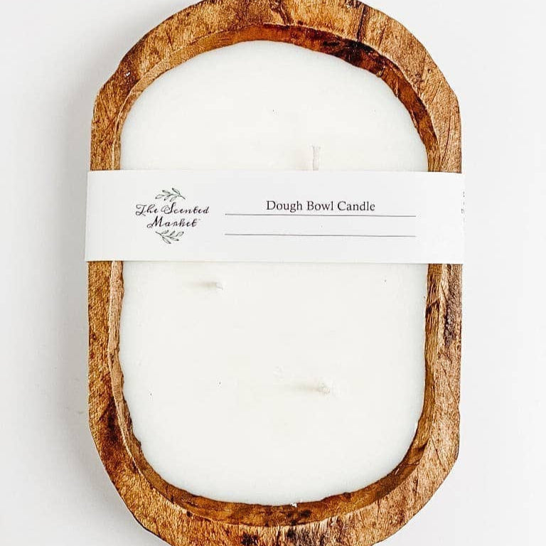 Brown Oval Dough Bowl - EUCALYPTUS LAVENDER The Scented Market