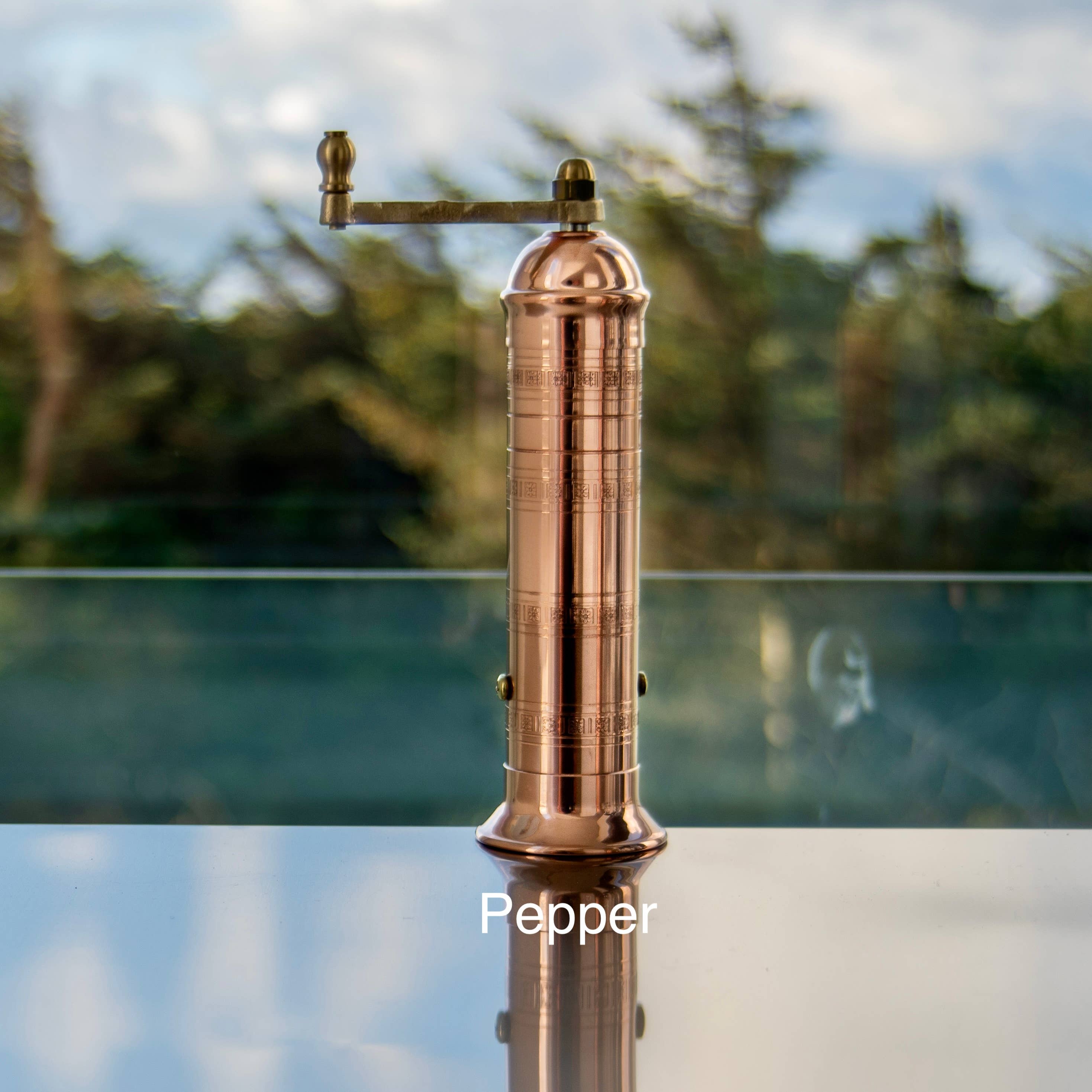 The Original “Copper Mill” 9" Pepper Grinder – 23 cm