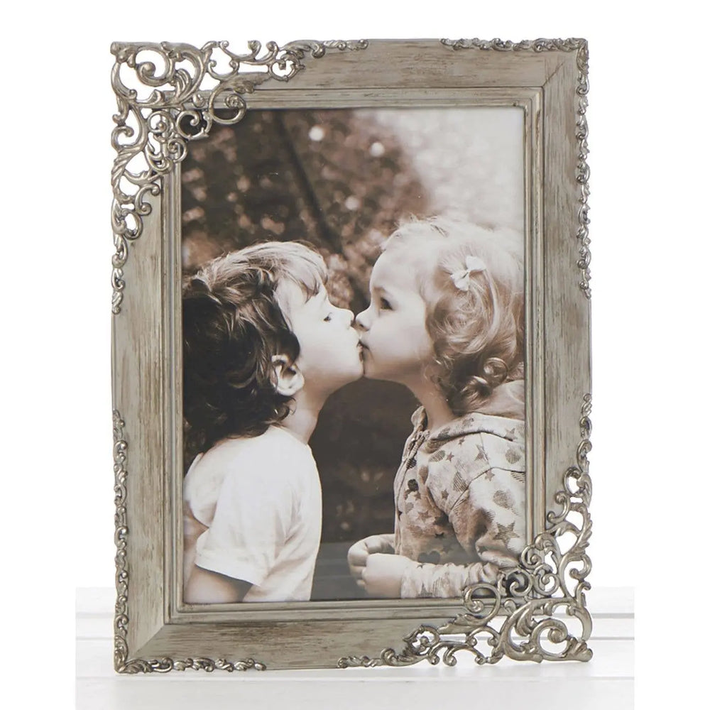 Rustic Steel Lace Frame – 5×7