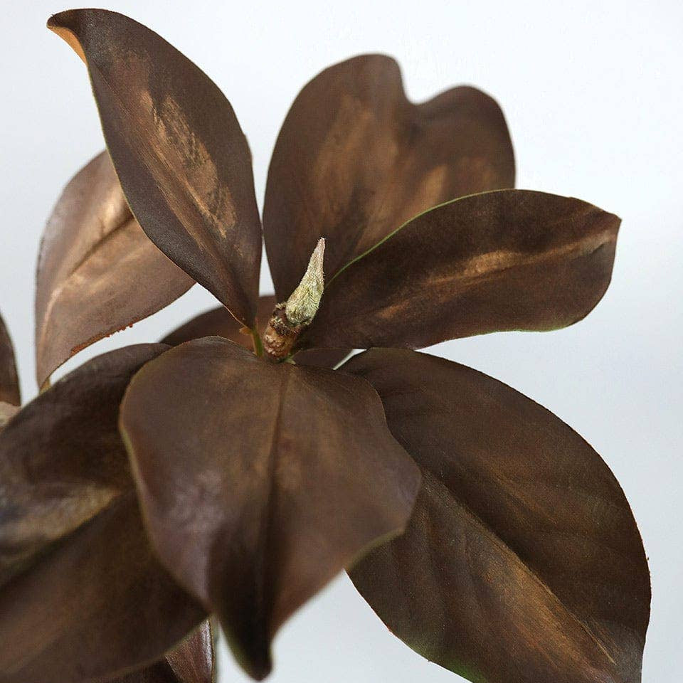 Prestige Fall Magnolia Leaf Branch – 63cm