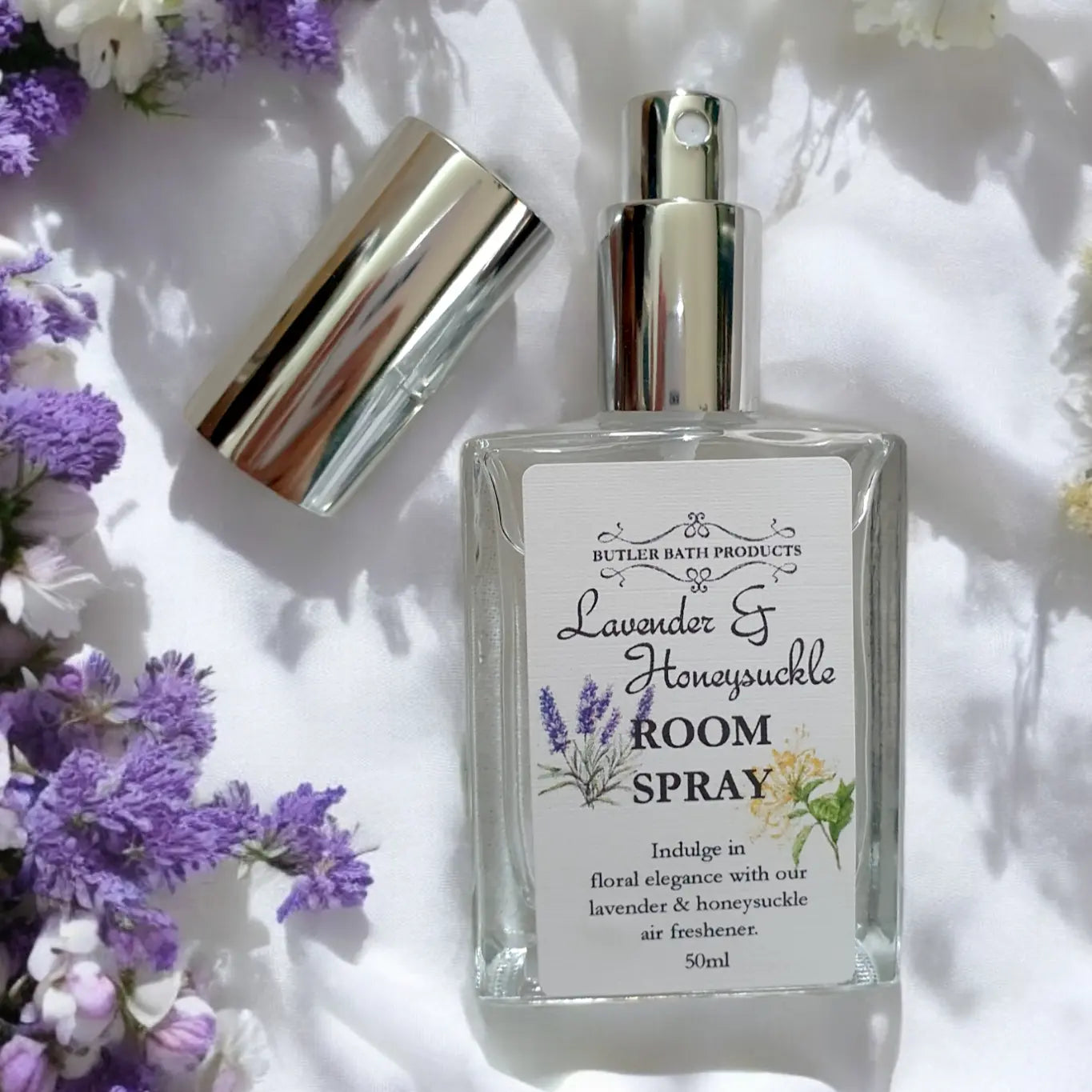 Lavender & Honeysuckle Room Spray Butler Bath Products