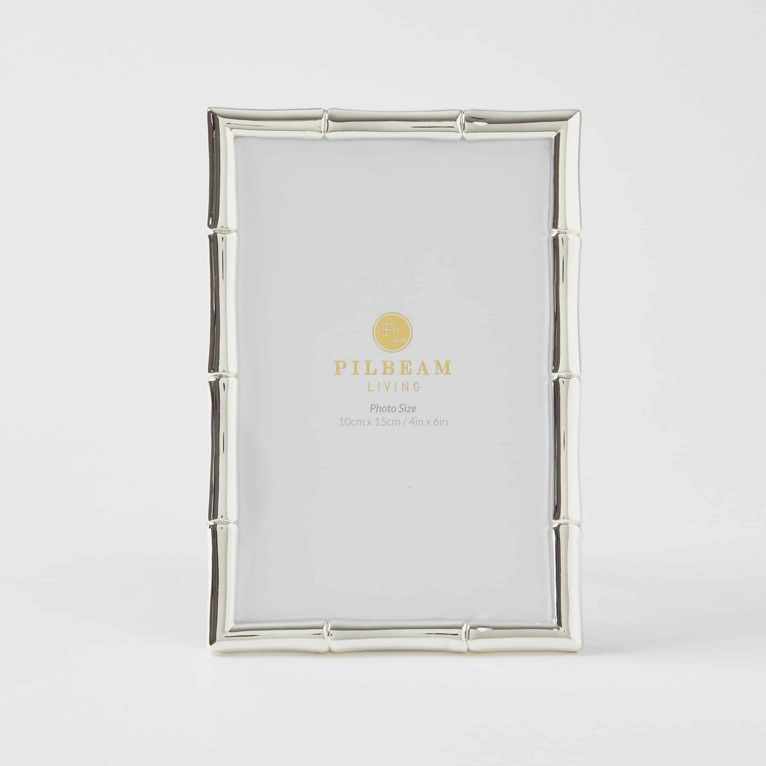 Bambury 4 x 6″ Photo Frame – Silver Pilbeam Living