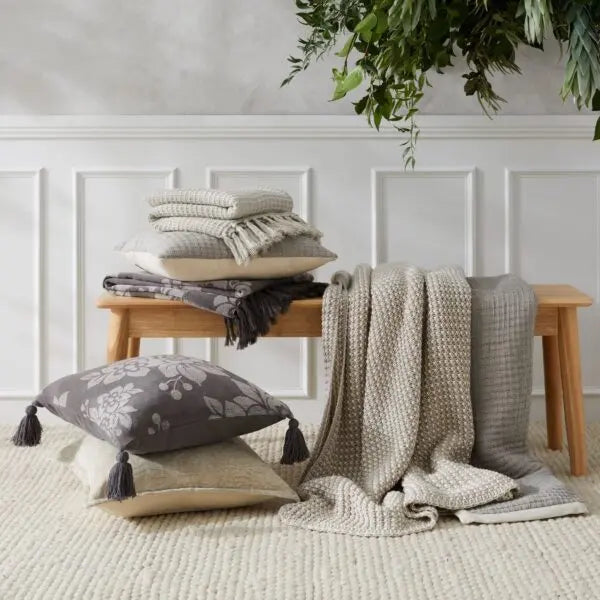 Baxter Throw Beige Pilbeam Living