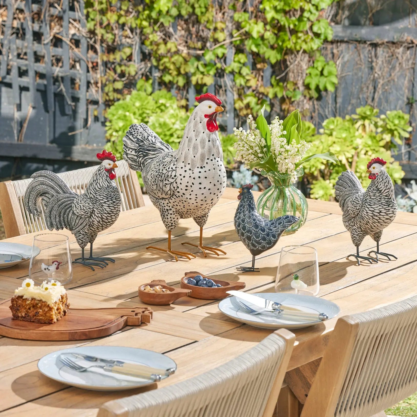 Benedict Chicken Sculpture