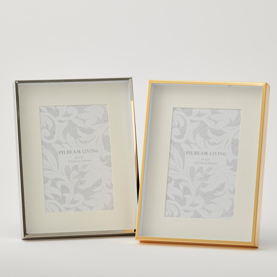 Bennett 4 x 6″ Photo Frame – Silver Pilbeam Living