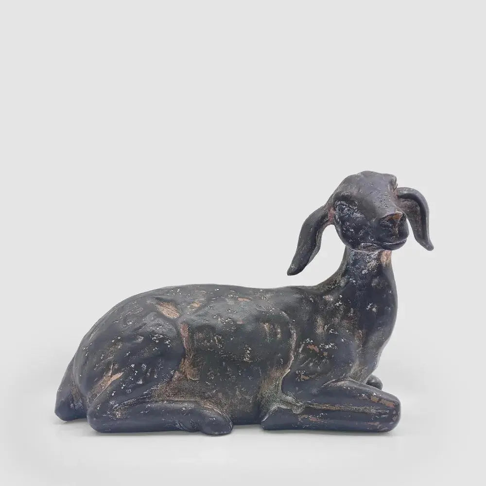 Billy Goat Sculpture – Antique Copper Colour