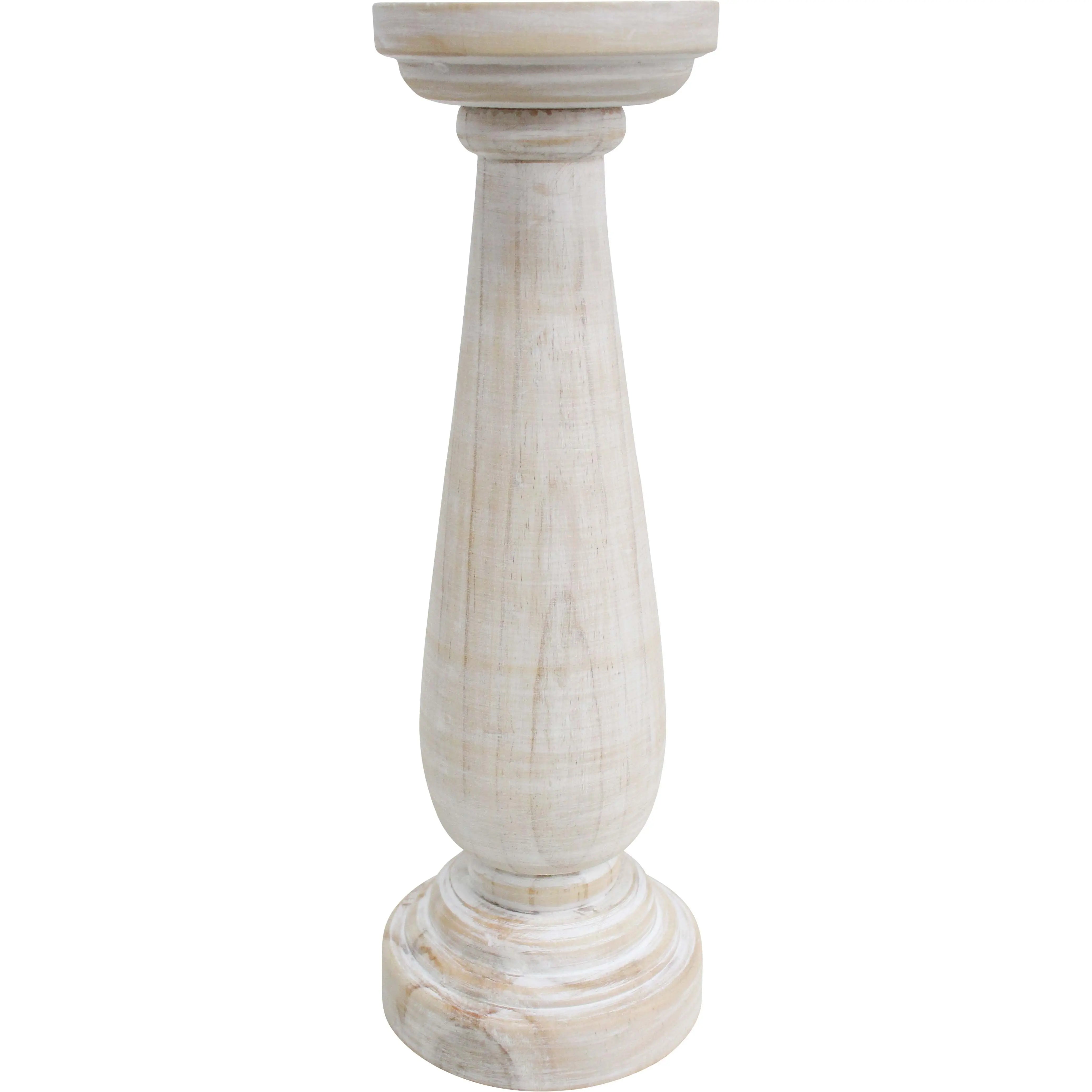 Candle Holder Wash Large – Wood & Metal Barrington Country Homewares