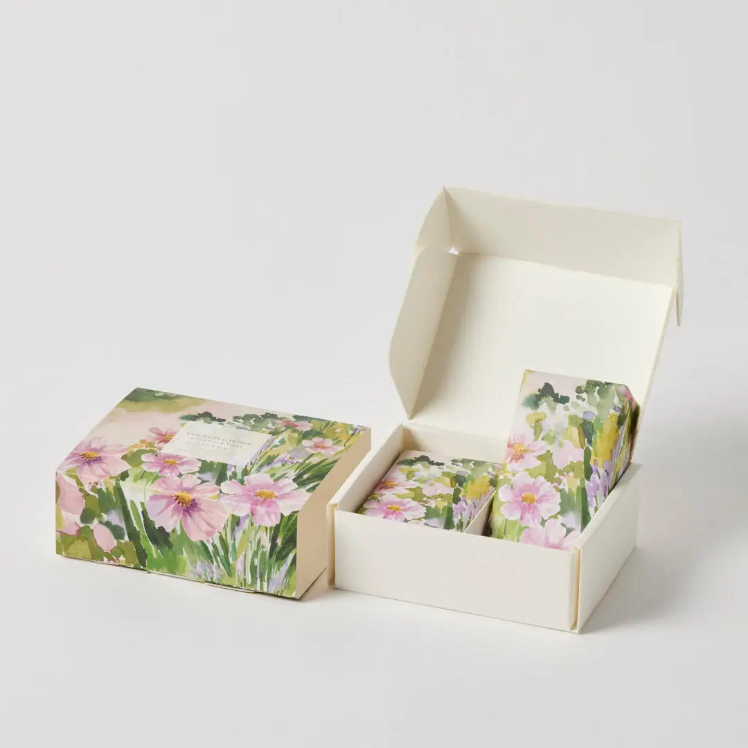 Country Garden Scented Soap Gift Set of 2 – French Pear & Vanilla