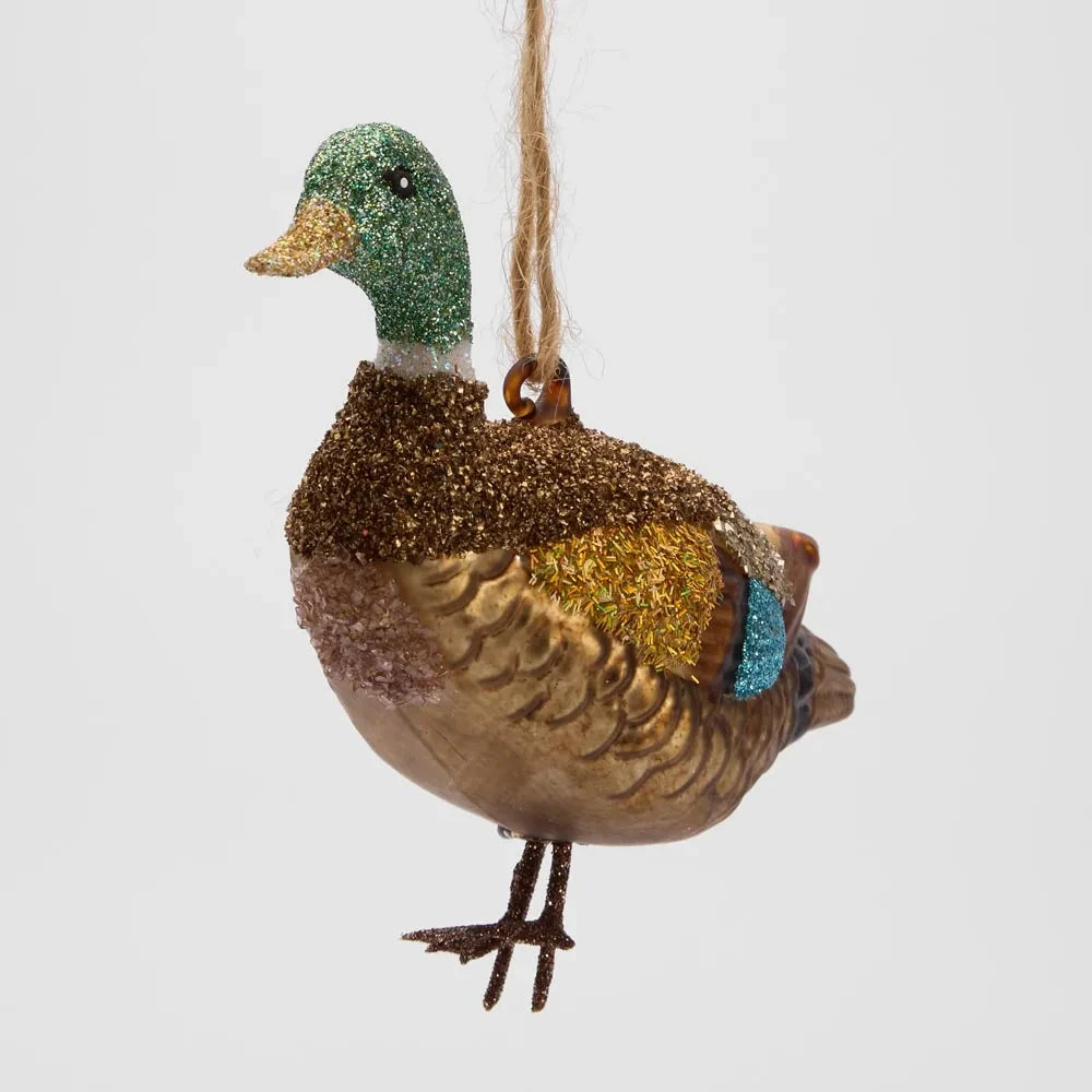 Vintage Duck Hanging Christmas Decoration Florabelle