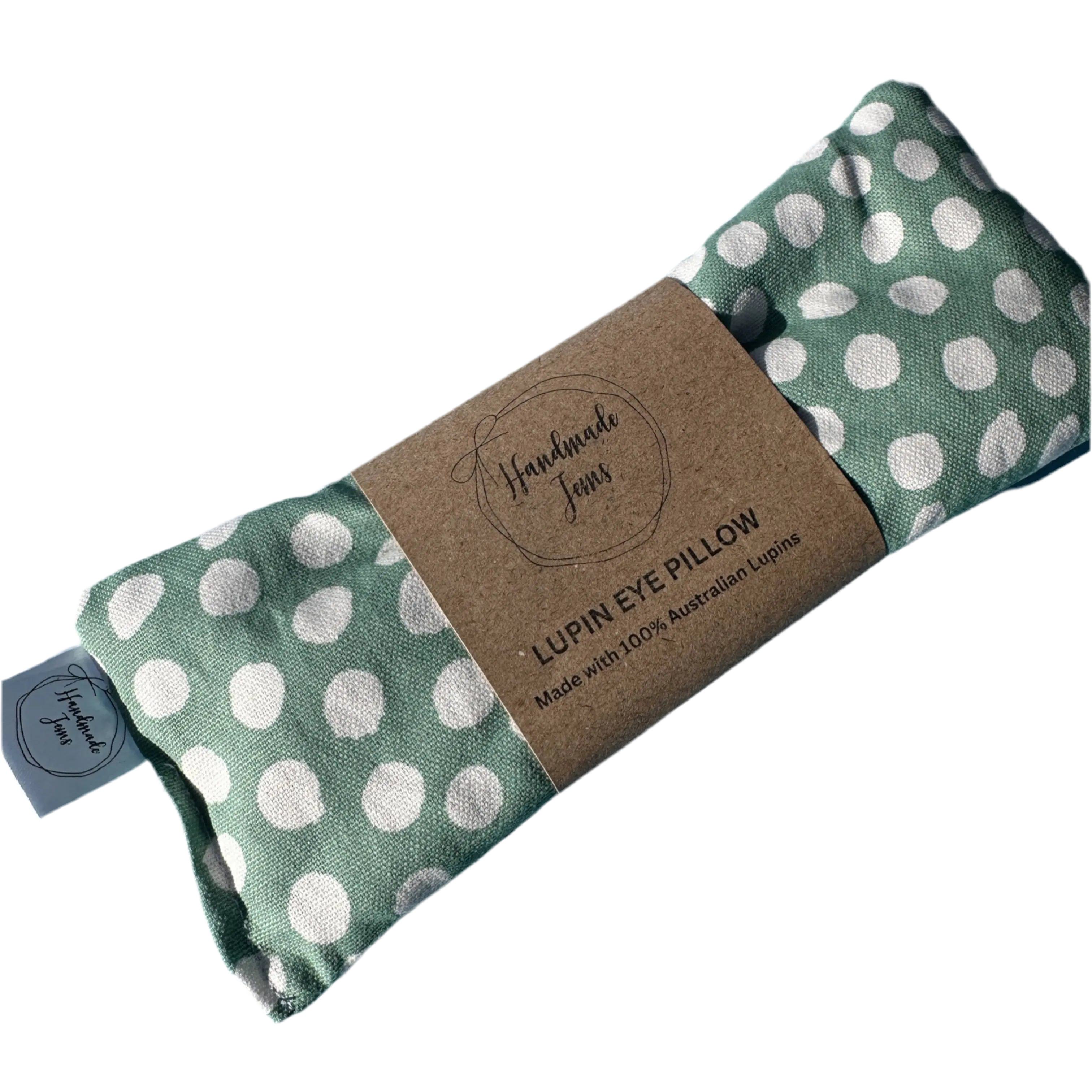 Lupin Eye Pillow - Green Spots Handmade Jems