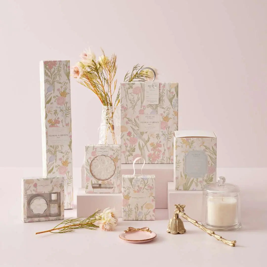 Floral Garden Scented Mini Sachets – Set of 4 (Rose) Pilbeam Living