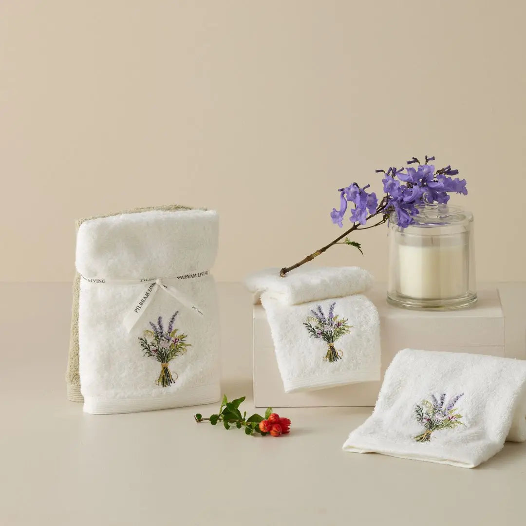Floral Garden Hand Towel Set of 2 Pilbeam Living