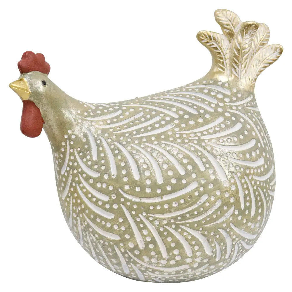 Hen Ornate Green