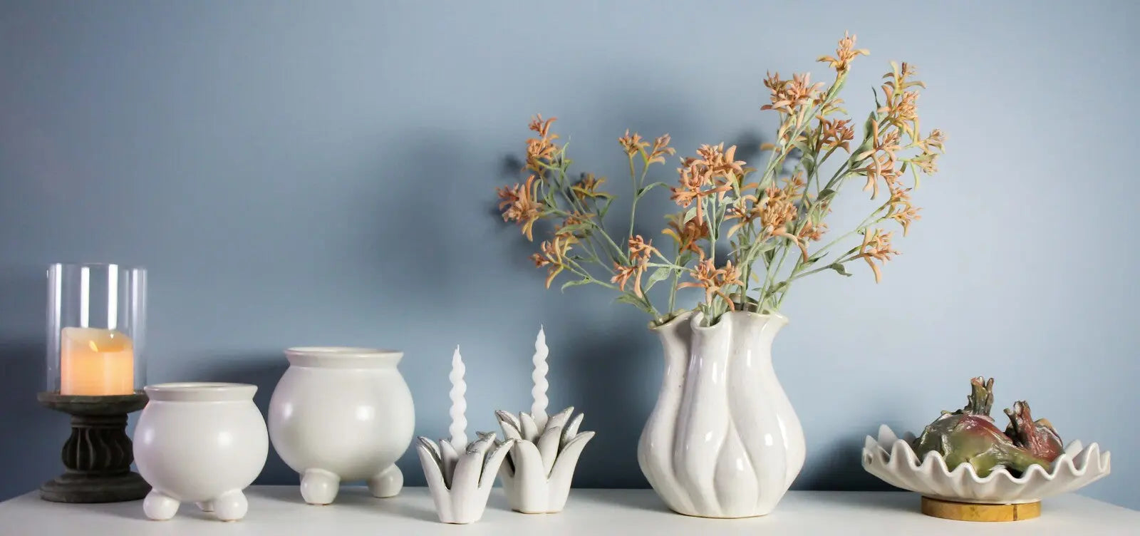 Hurricane Candle Holder Moss - 34.5cm Barrington Country Homewares