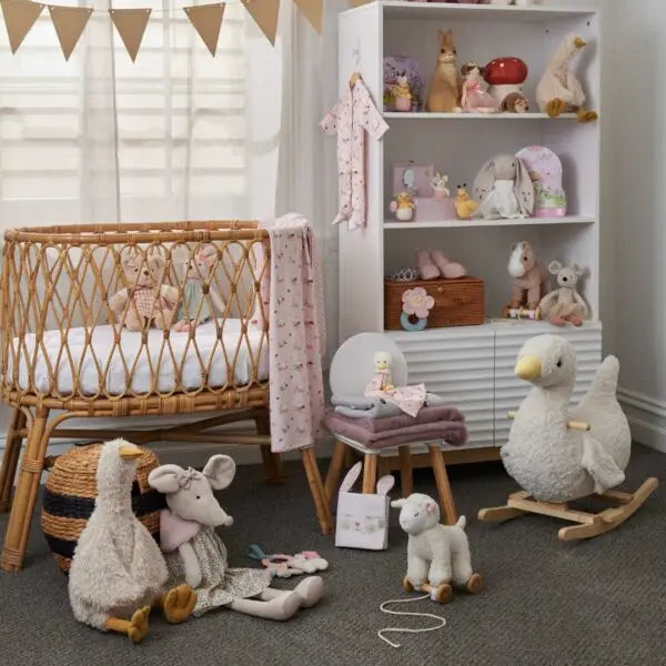 Lamb Pull Along – Plush Toy with Removable Wheels Pilbeam Living