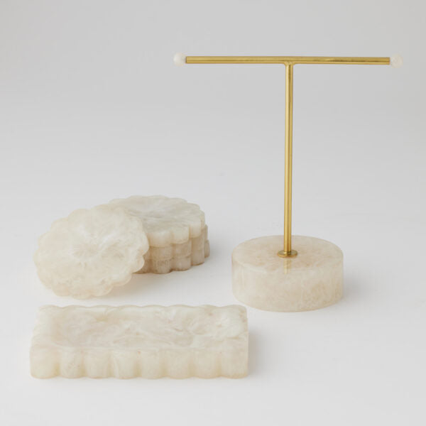 Estila Coasters Set of 4 Nougat Pilbeam Living