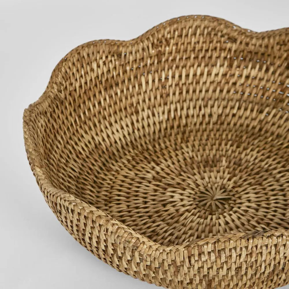 Paume Scallop Bowl – Large Natural Florabelle