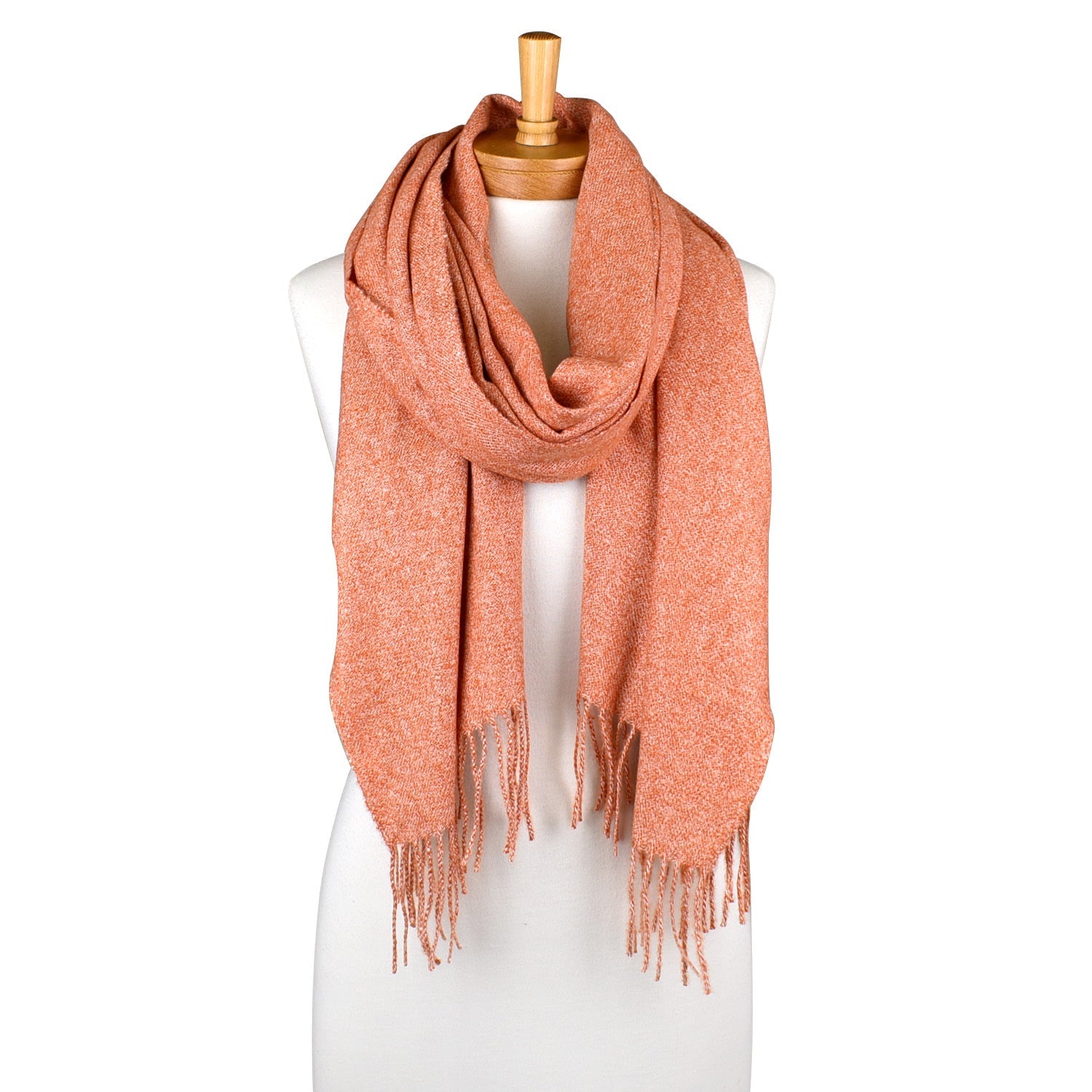Soft Plain Burnt Orange Scarf Taylor Hill