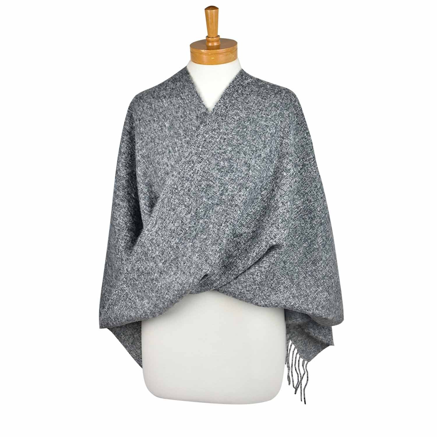 Soft Plain Grey Scarf