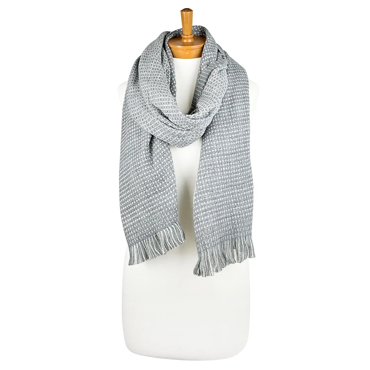 Scarf Reversible Check - Grey Taylor Hill