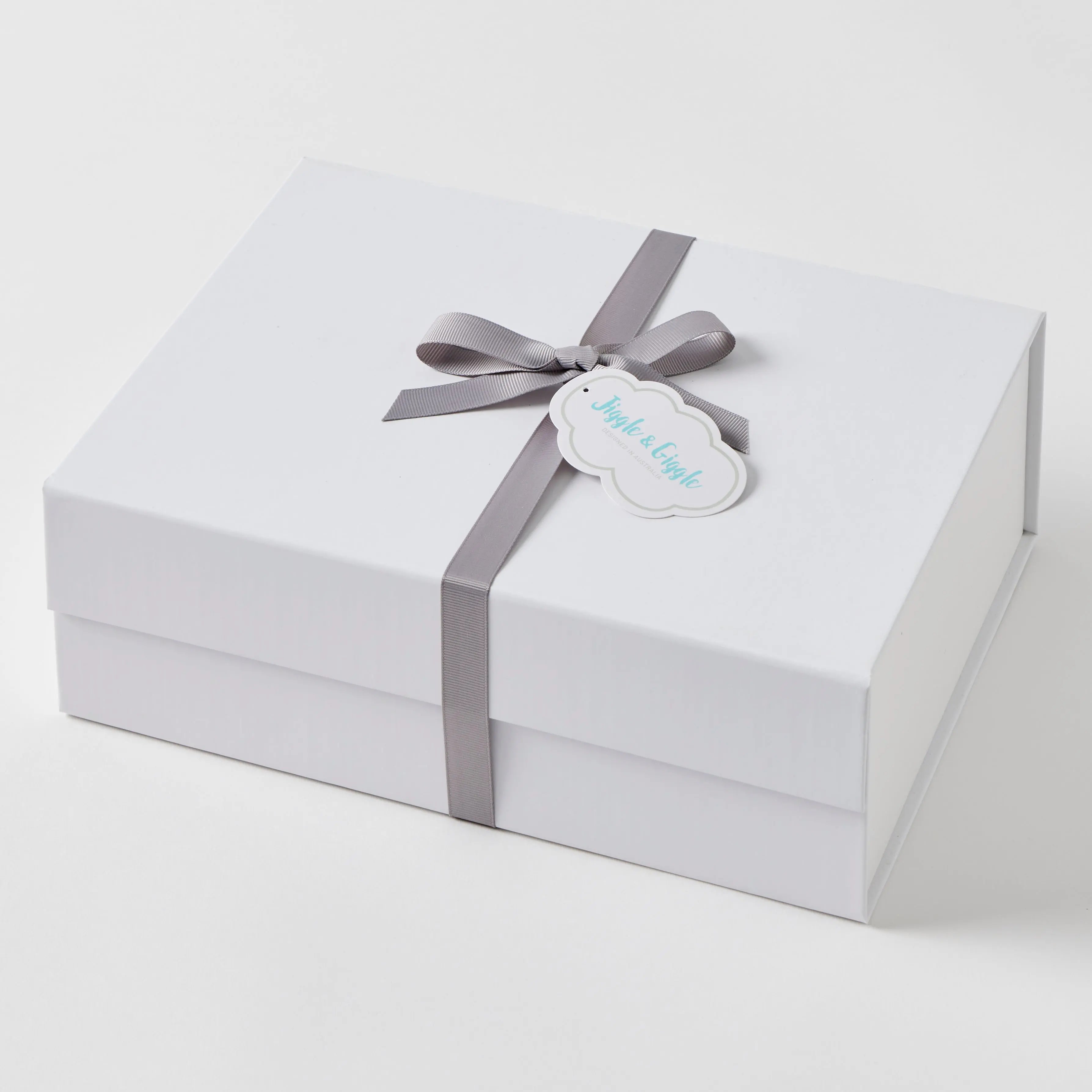 Jiggle & Giggle Baby Gift Hamper – Grey & White Jiggle & Giggle