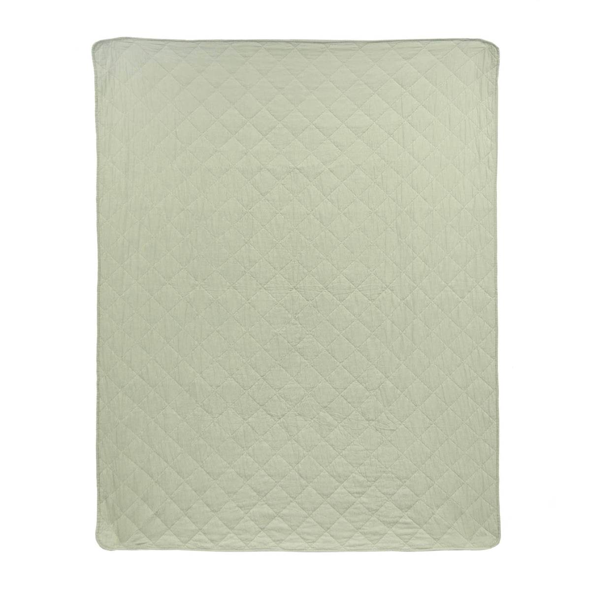 Peach Rose Cotton Patchwork Floral Quilted Throw
