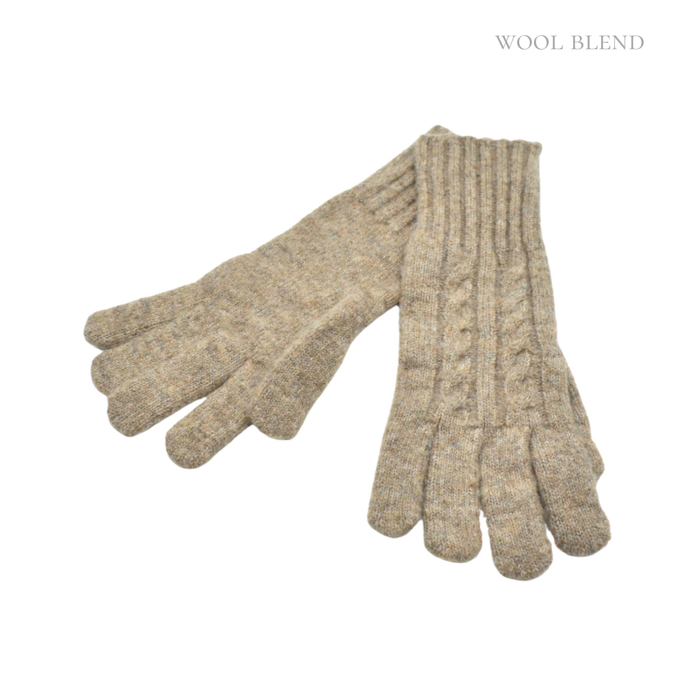 Heritage Knit Gloves – Oatmeal