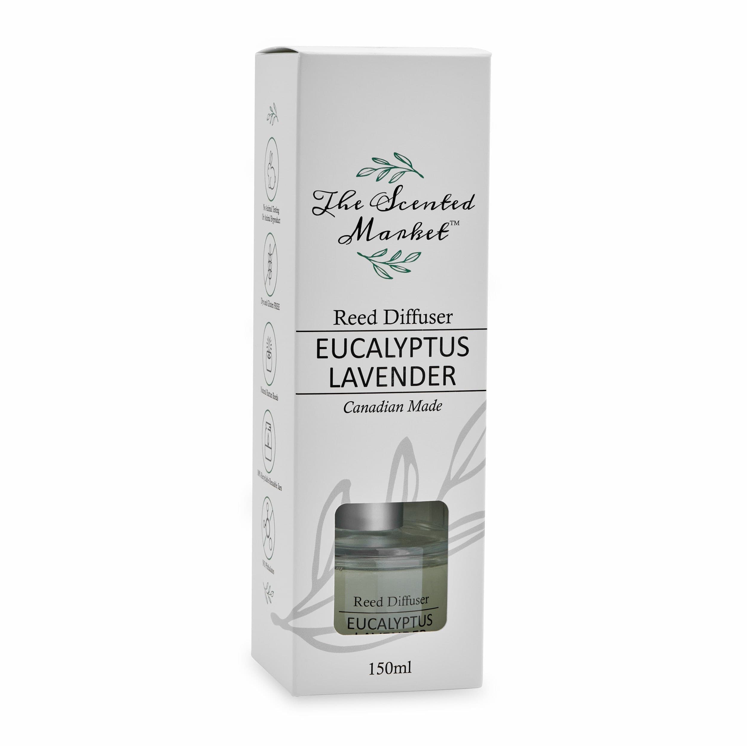 EUCALYPTUS LAVENDER Reed Diffuser The Scented Market