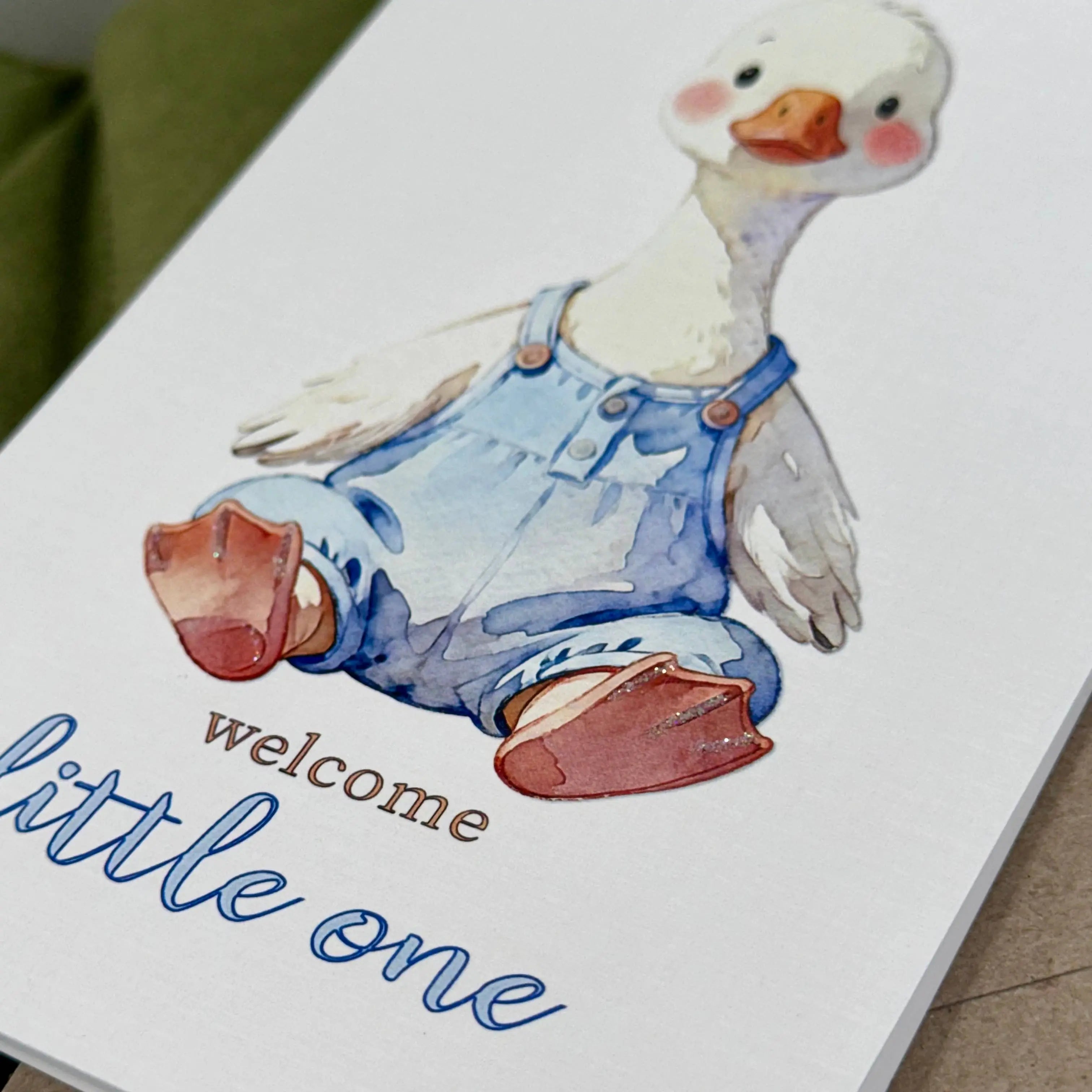 Welcome Baby Boy - New Baby Greeting Card
