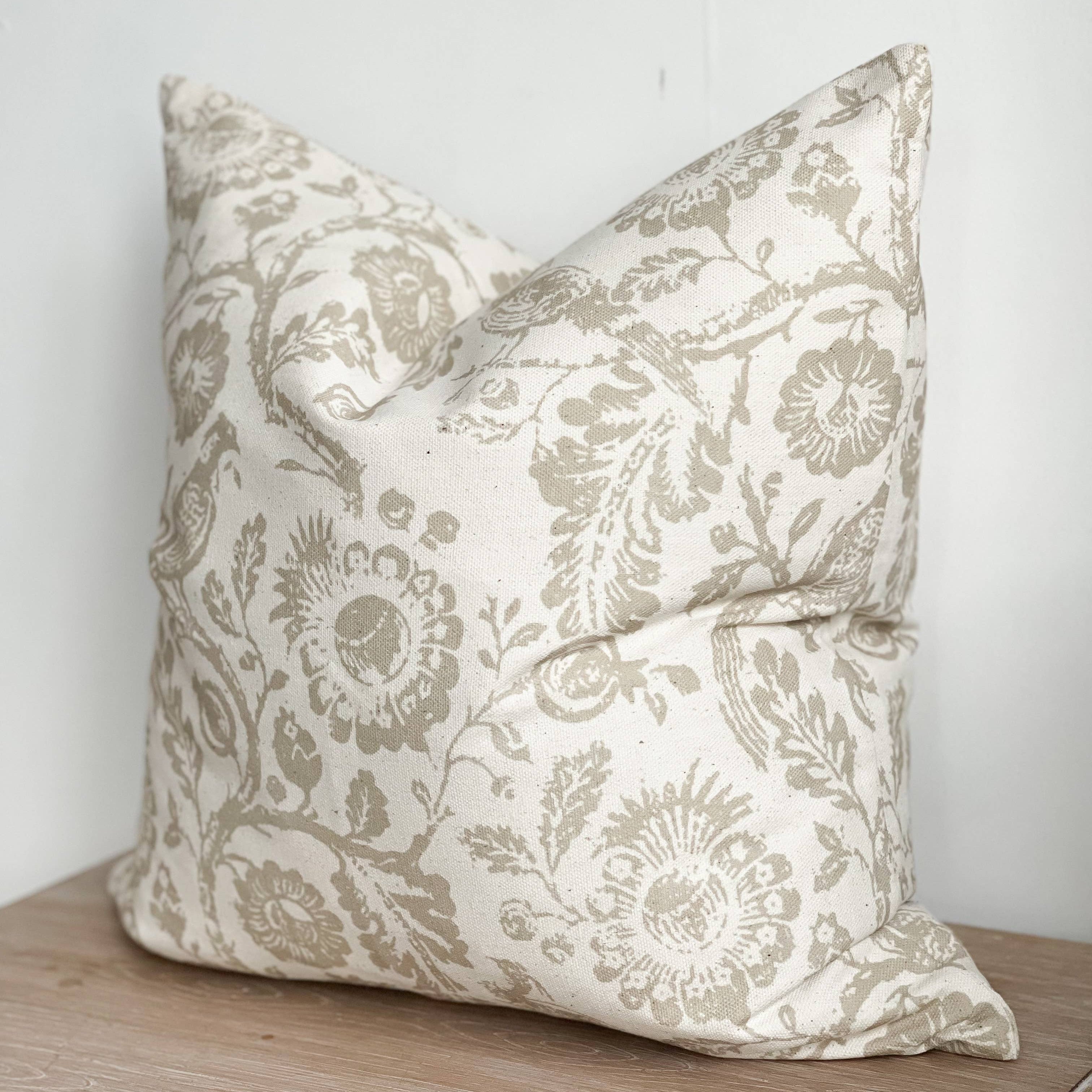 Aria Cotton Cushion Cover – Country Print: 45 x 45 cm Ellenvale Trade